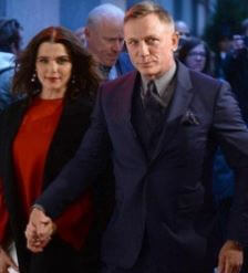 Max Blond stepson Daniel Craig with his wife in an event.